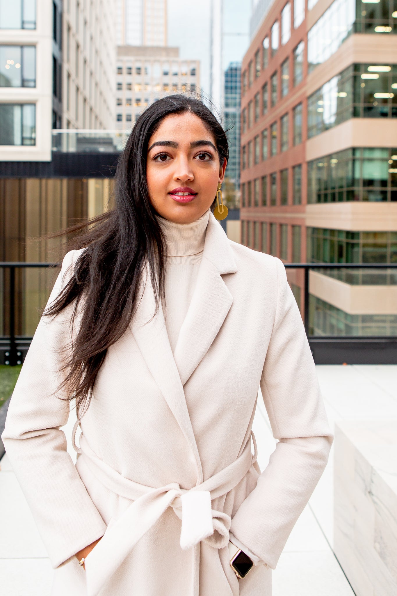 Ra'eesa in KISA Full Length Coat