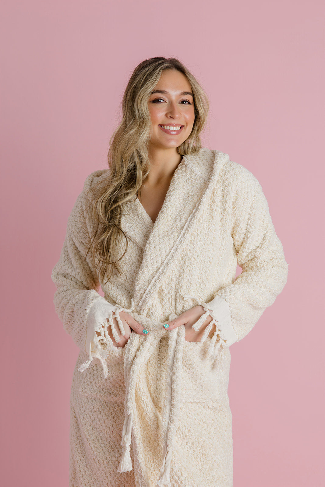 Pearl Pom Pom Bathrobe