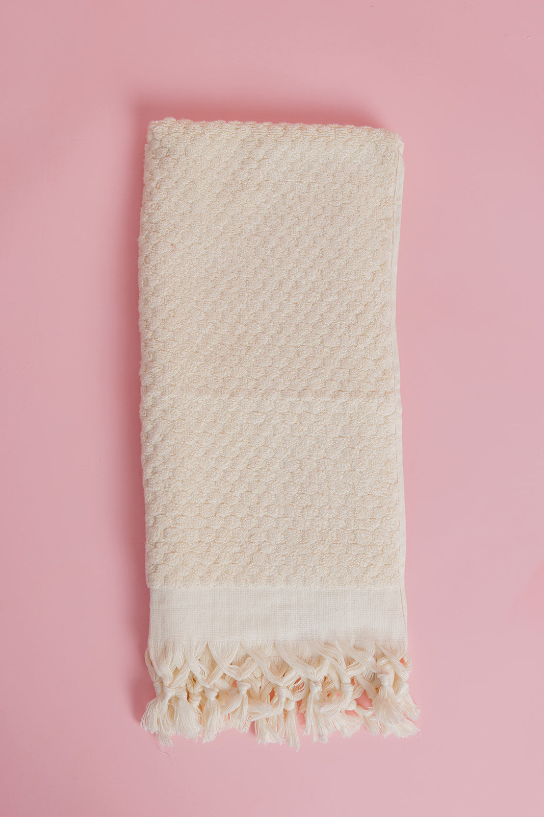 Pearl Pom Pom Hand Towel