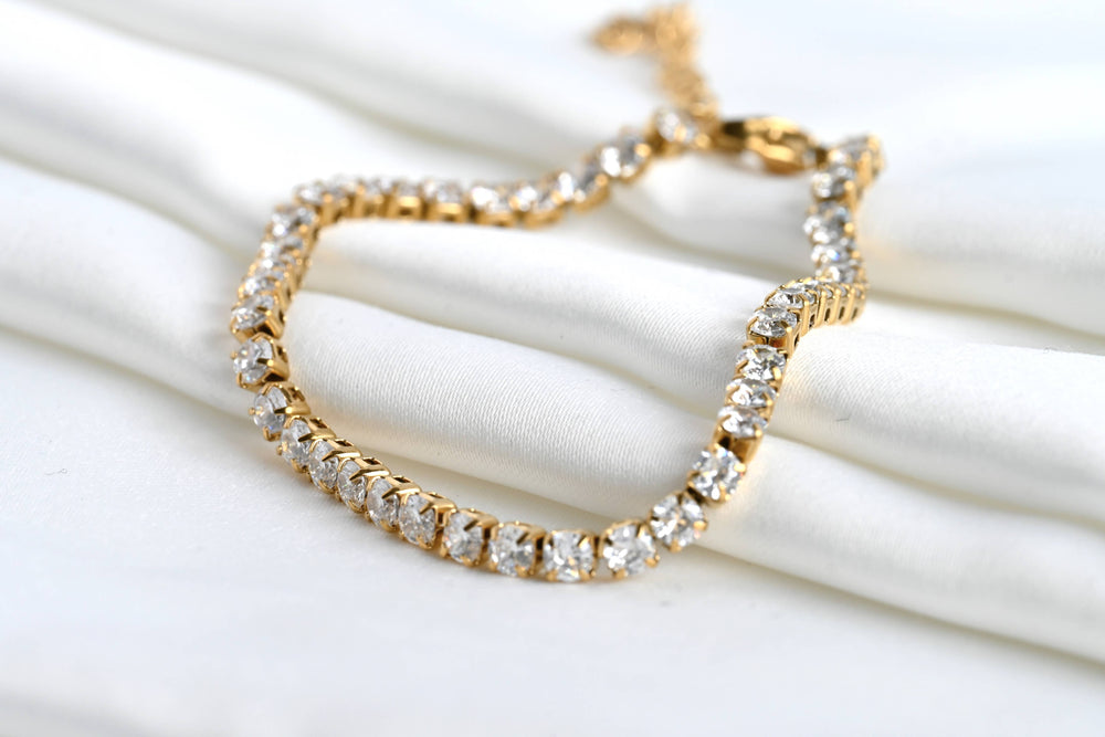 Tennis Chain Bracelet - Tarnish-free