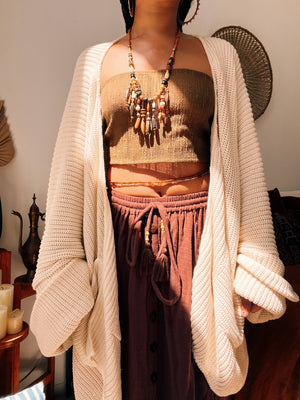 100% Organic Cotton Bohemian Oversized Sweater