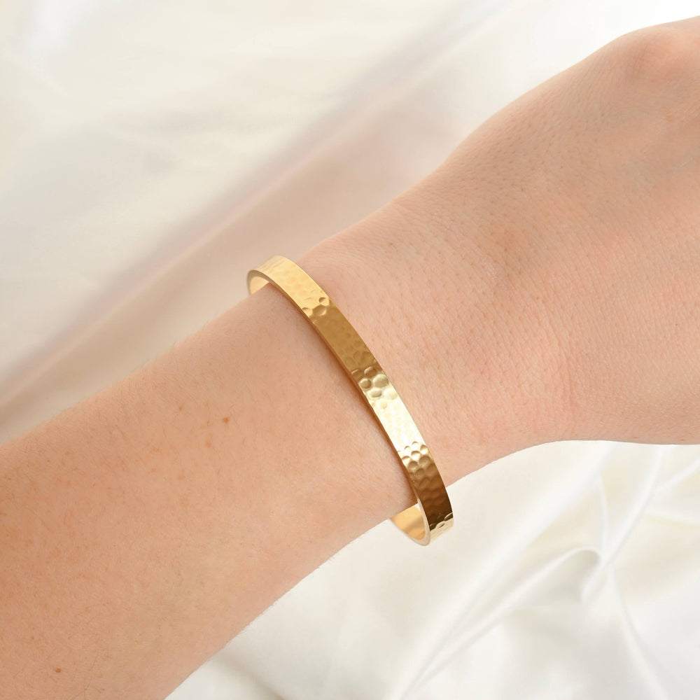 Hammered Cuff Bracelet