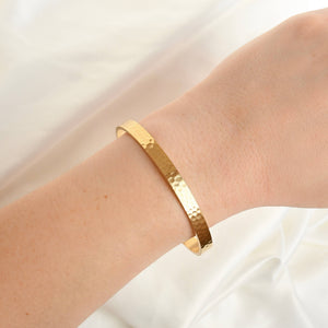 Hammered Cuff Bracelet
