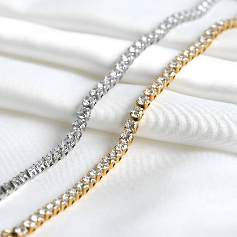 Tennis Chain Bracelet - Tarnish-free