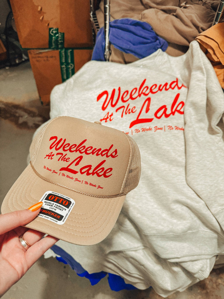 "Weekends at the Lake" Trucker Hat