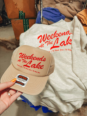 "Weekends at the Lake" Trucker Hat