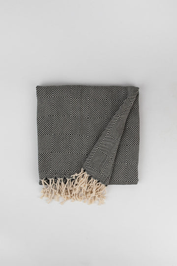 Geometric Weave Turkish Towel