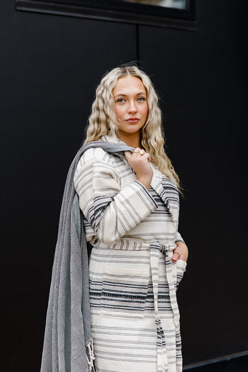 Ribbon Turkish Bathrobe