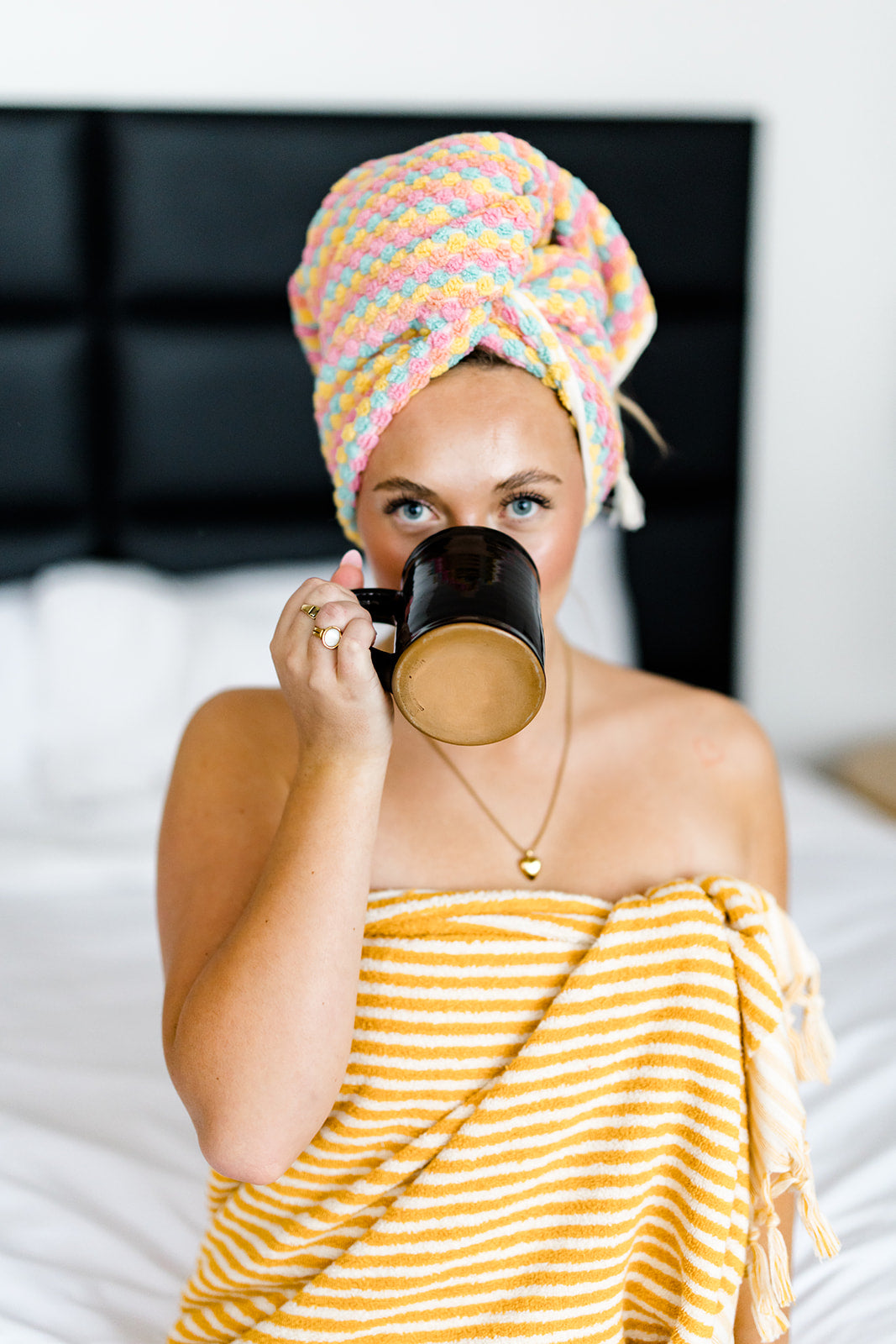 Sherbet Pom Pom Hand Towel