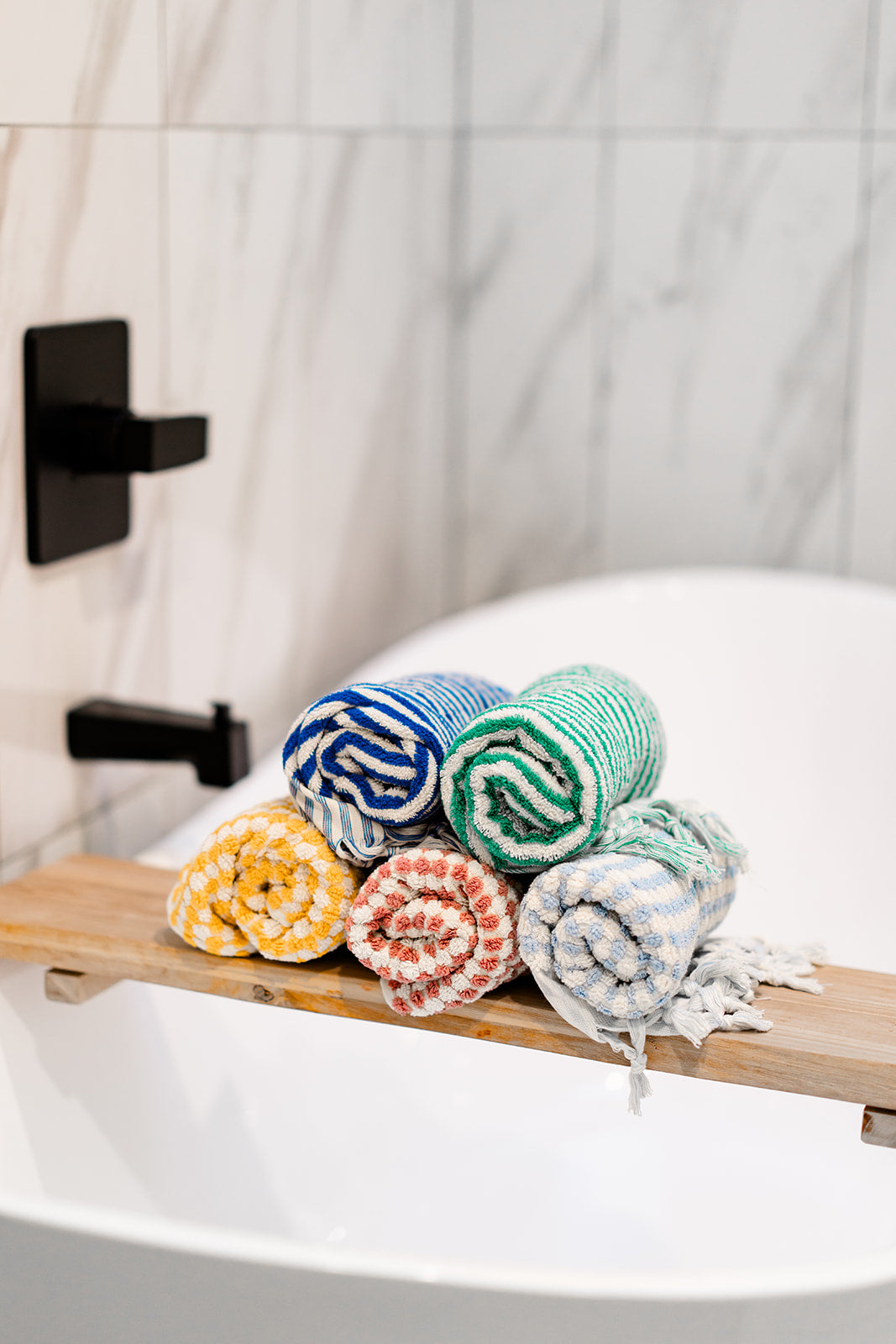 Rose Pom Pom Hand Towel