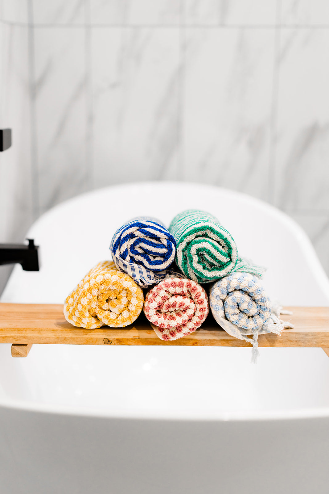 Yellow Pom Pom Hand Towel