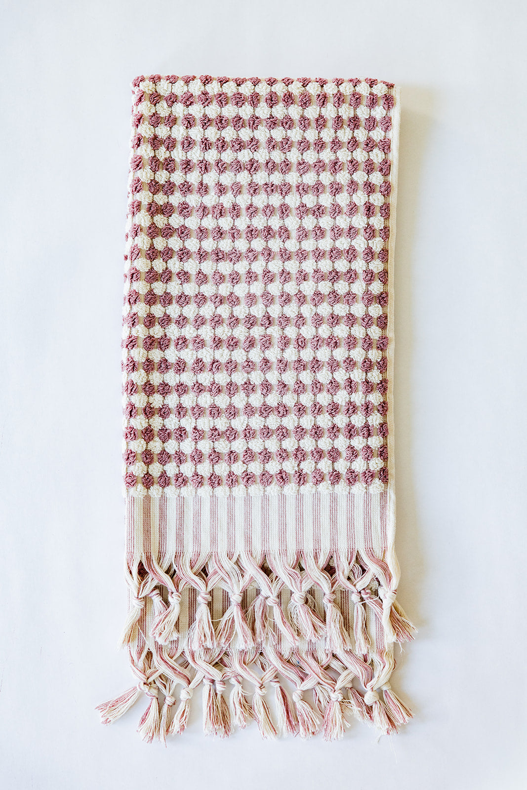 Rose Pom Pom Hand Towel