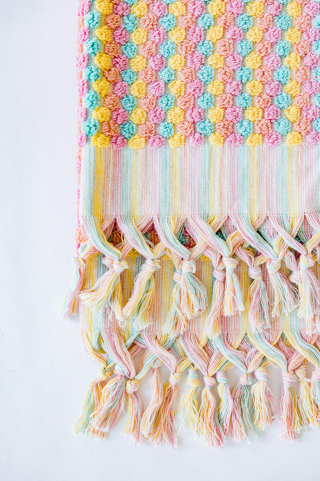 Sherbet Pom Pom Hand Towel