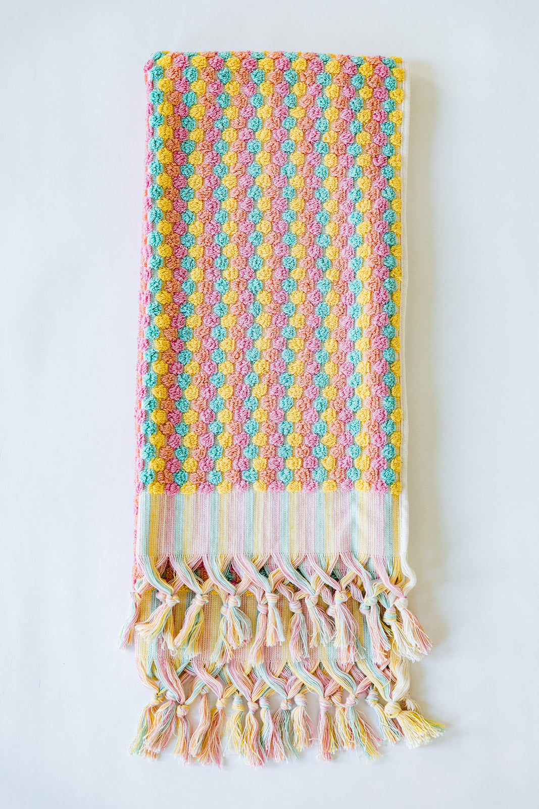 Sherbet Pom Pom Hand Towel