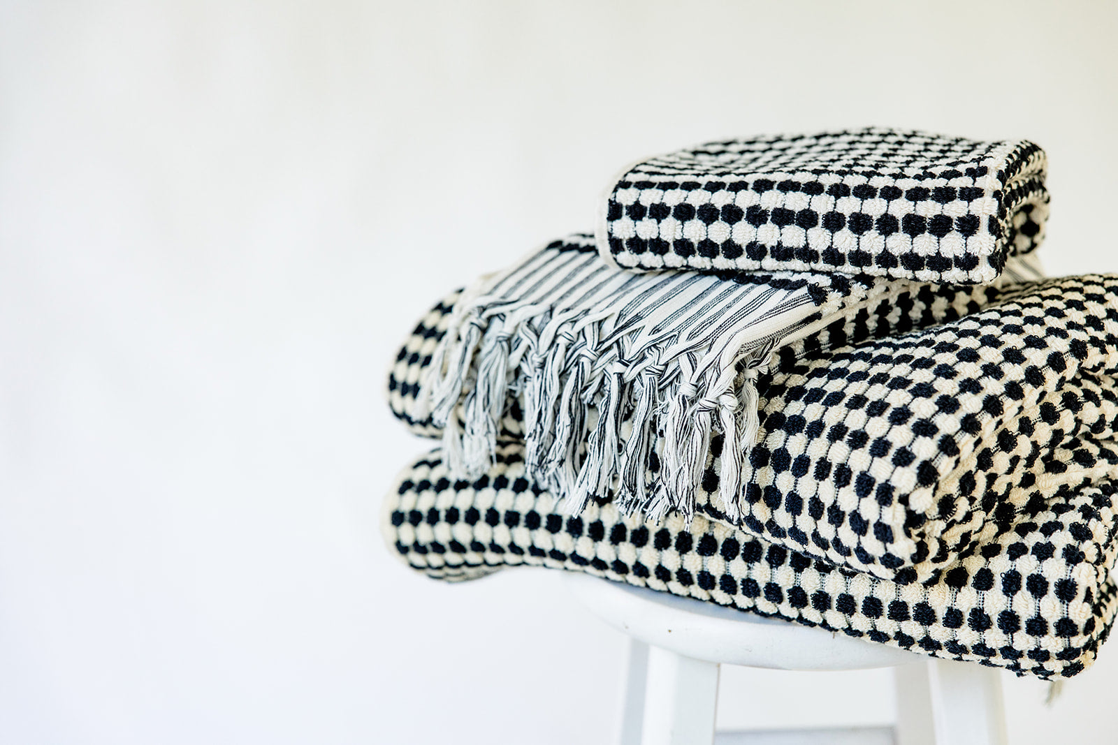 Black & White Cloud Towel Bundle