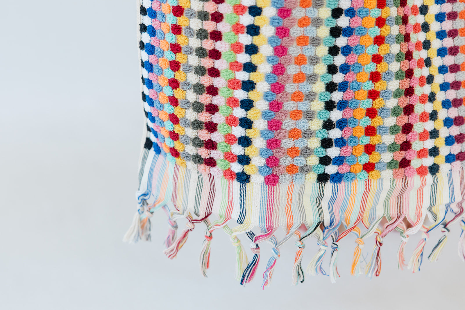 Rainbow Pom Pom Cloud Towel