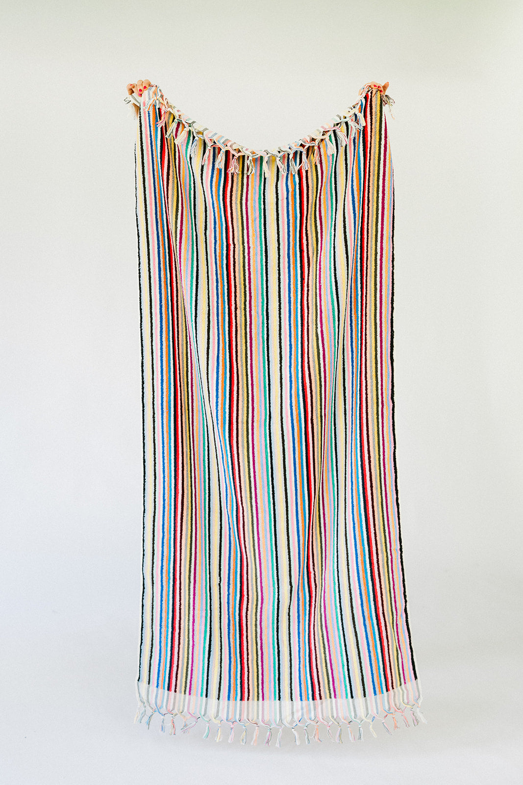 Rainbow Striped Cloud Towel