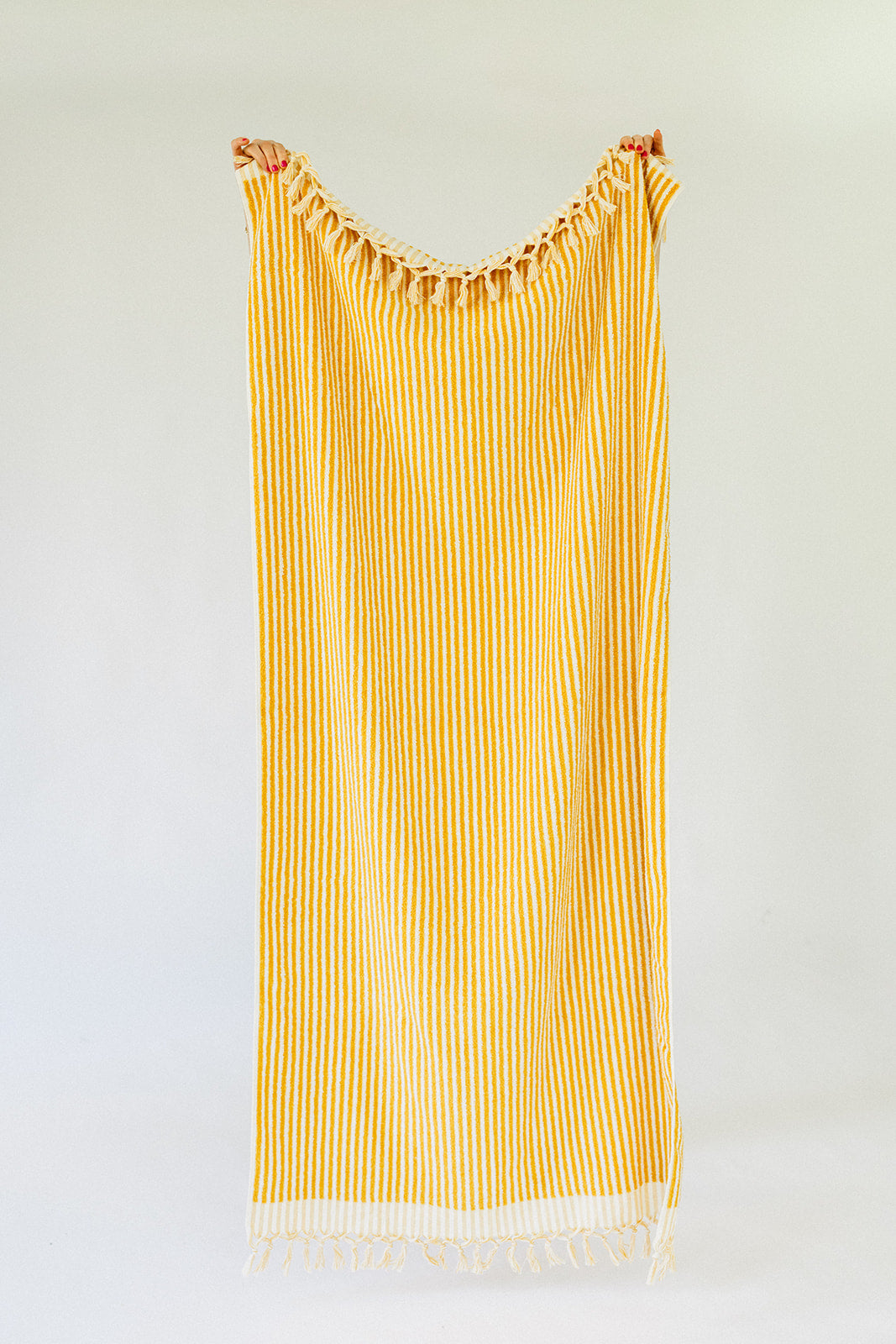 Yellow Striped Cloud Towel