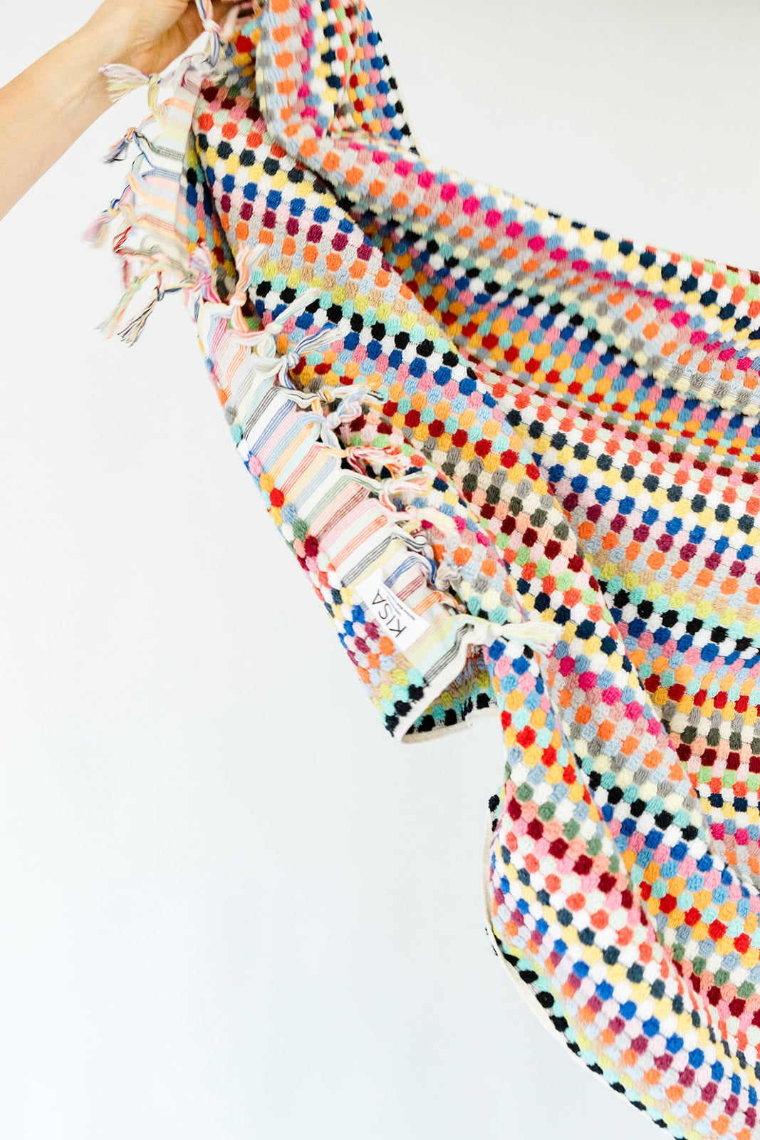 Rainbow Pom Pom Cloud Towel