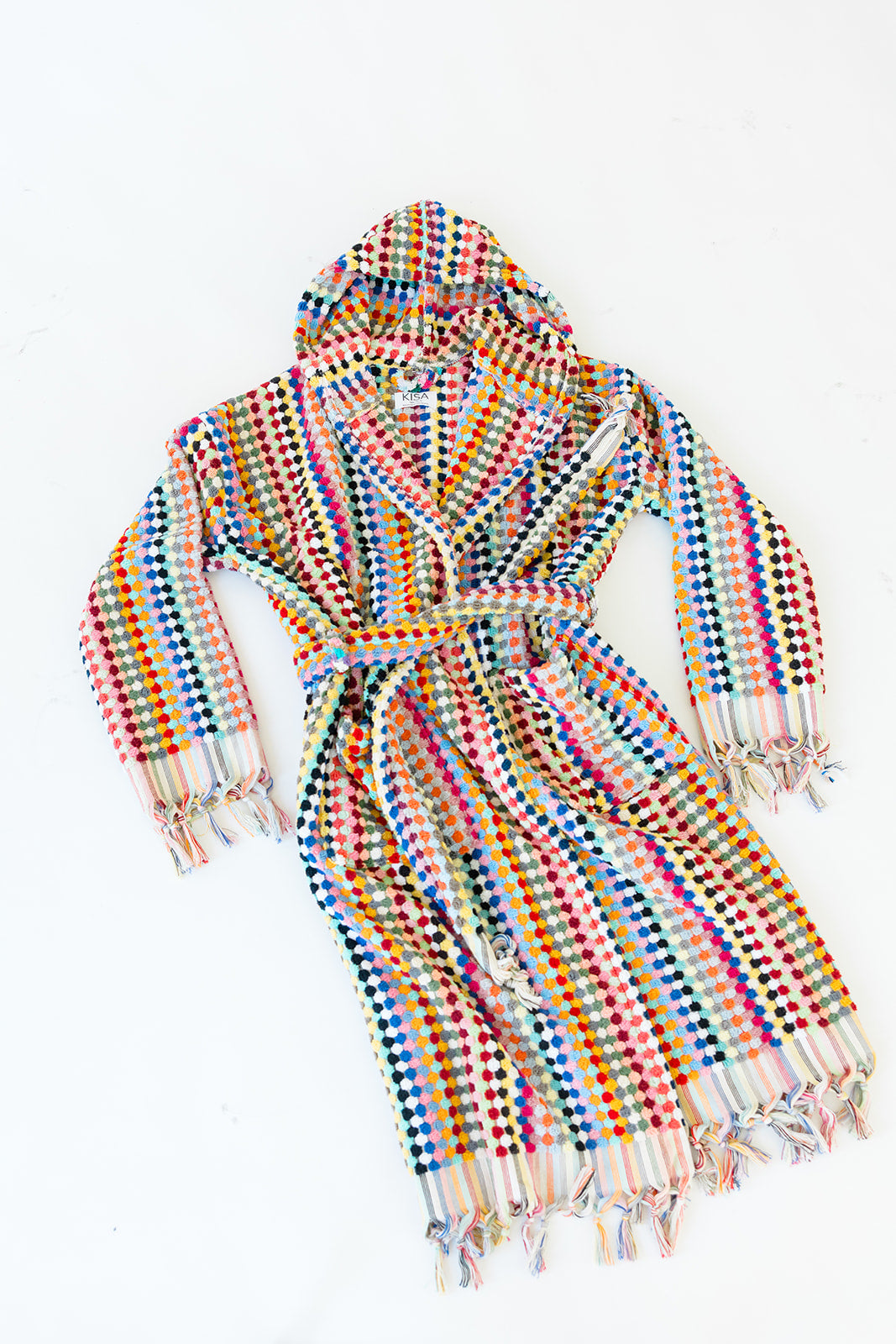 Rainbow Pom Pom Bathrobe Bundle