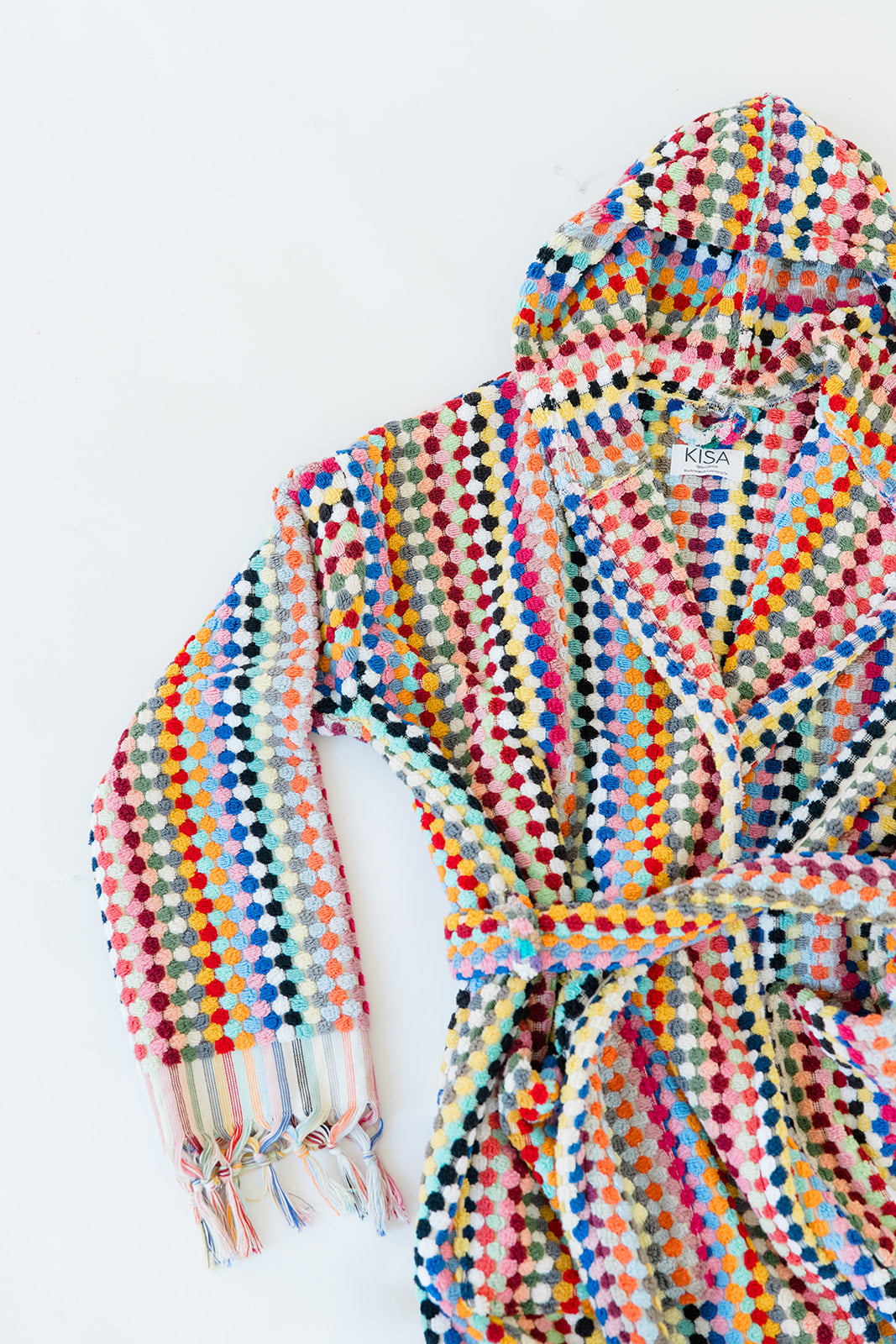 Rainbow Pom Pom Bathrobe Bundle