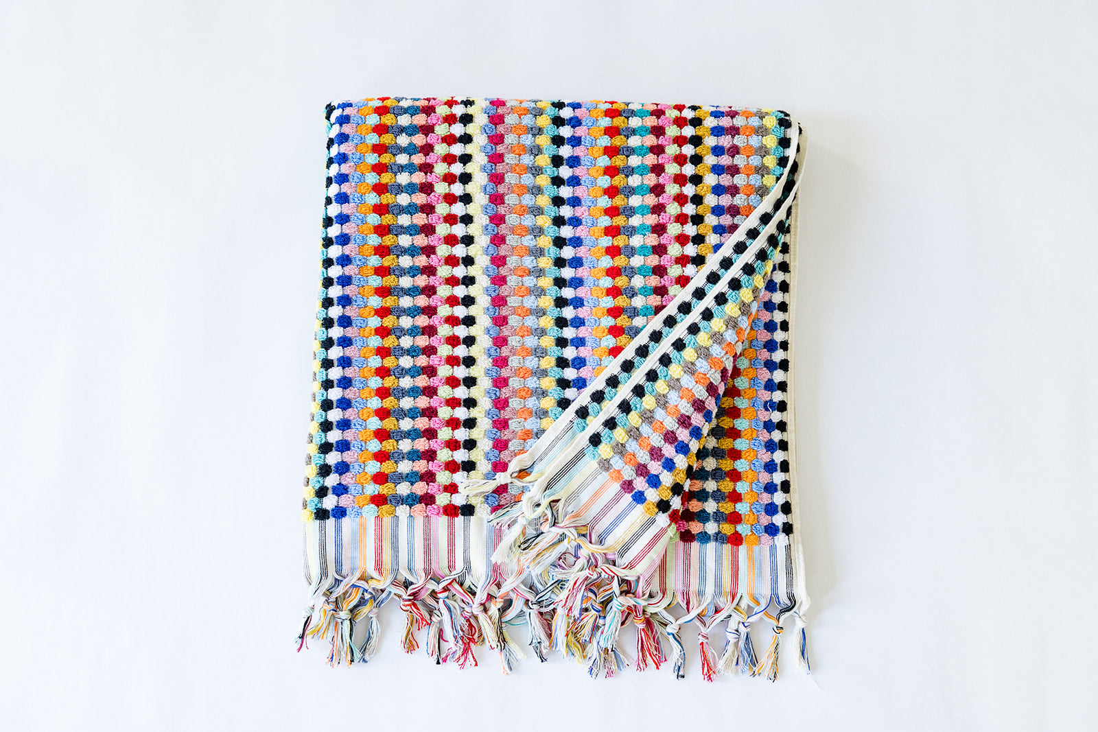 Rainbow Pom Pom Cloud Towel