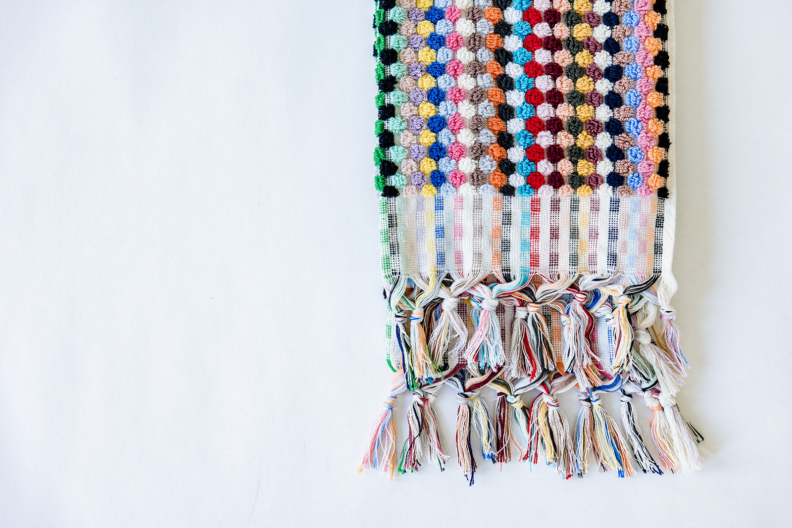 Rainbow Pom Pom Hand Towel Bundle