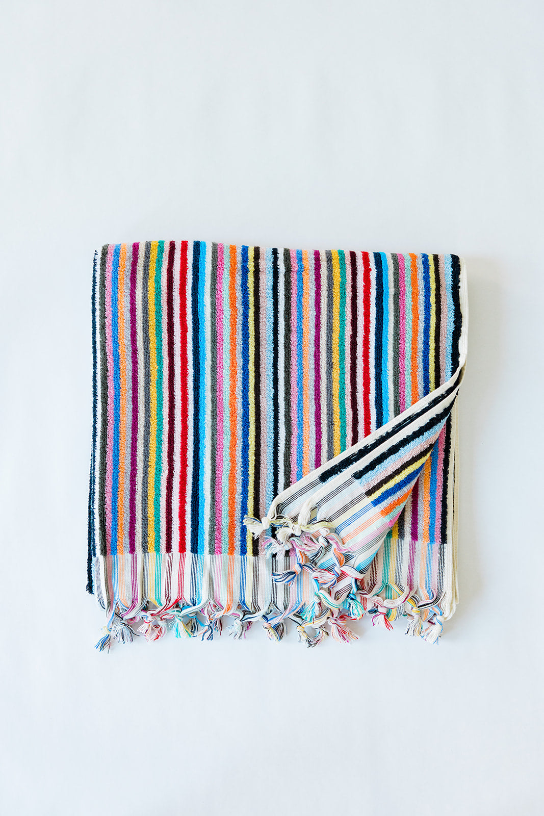 Rainbow Striped Cloud Towel
