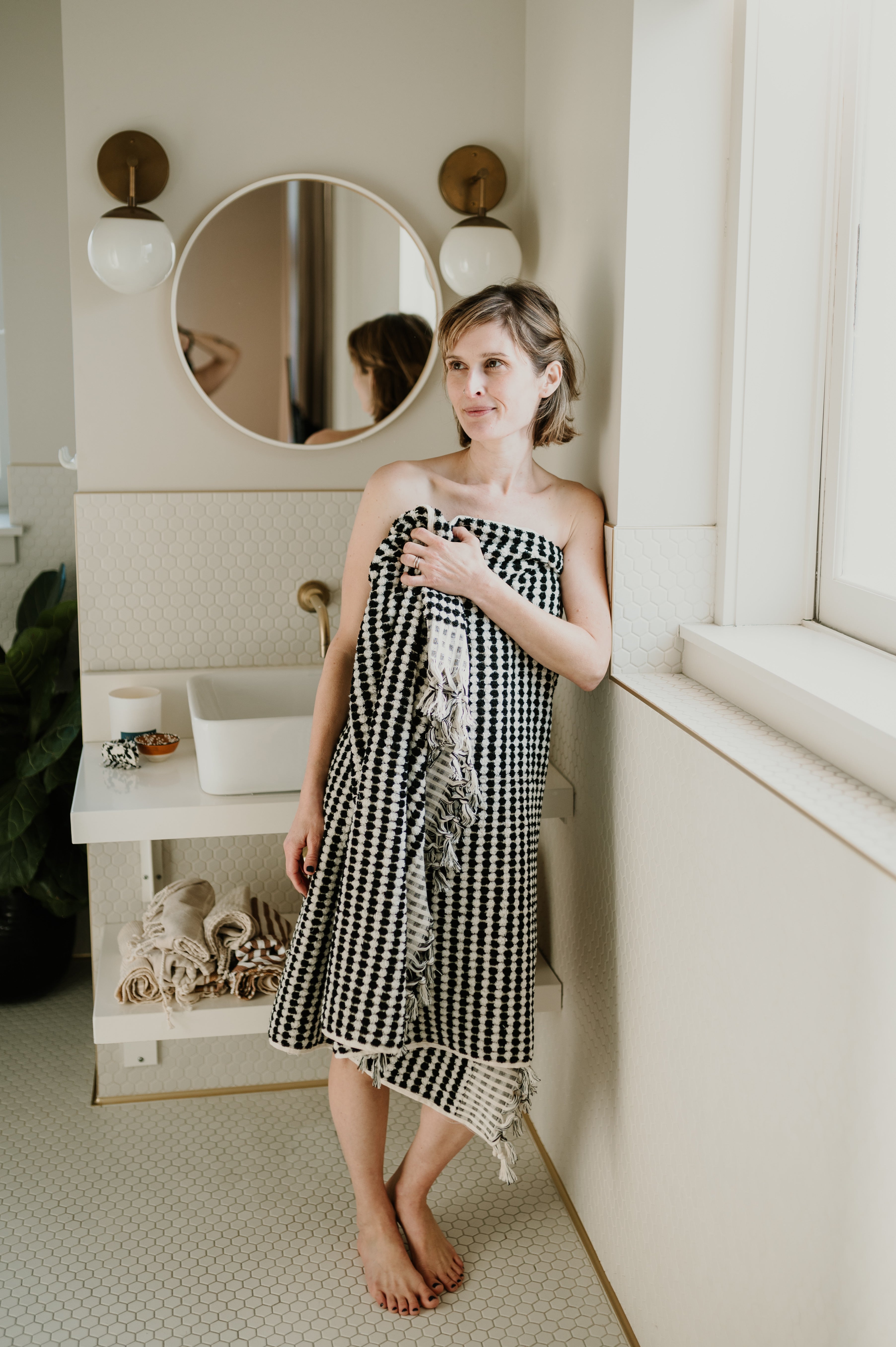 Black & White Cloud Towel Bundle