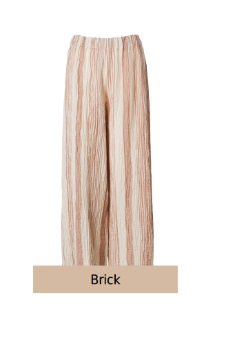 Striped Muslin Pants