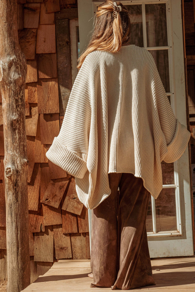 100% Organic Cotton Bohemian Oversized Sweater