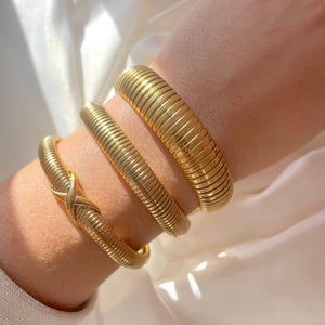 Tubogas Bracelet - Stainless Steel Thin Cobra Bangle