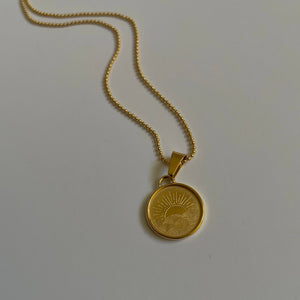 Sun Necklace- Gold