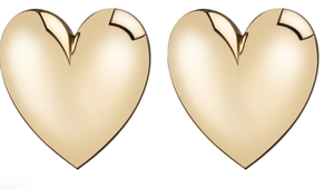 Statement Heart Stud Earrings