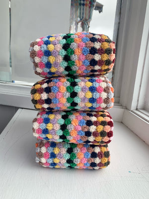 Rainbow Pom Pom Hand Towel Bundle