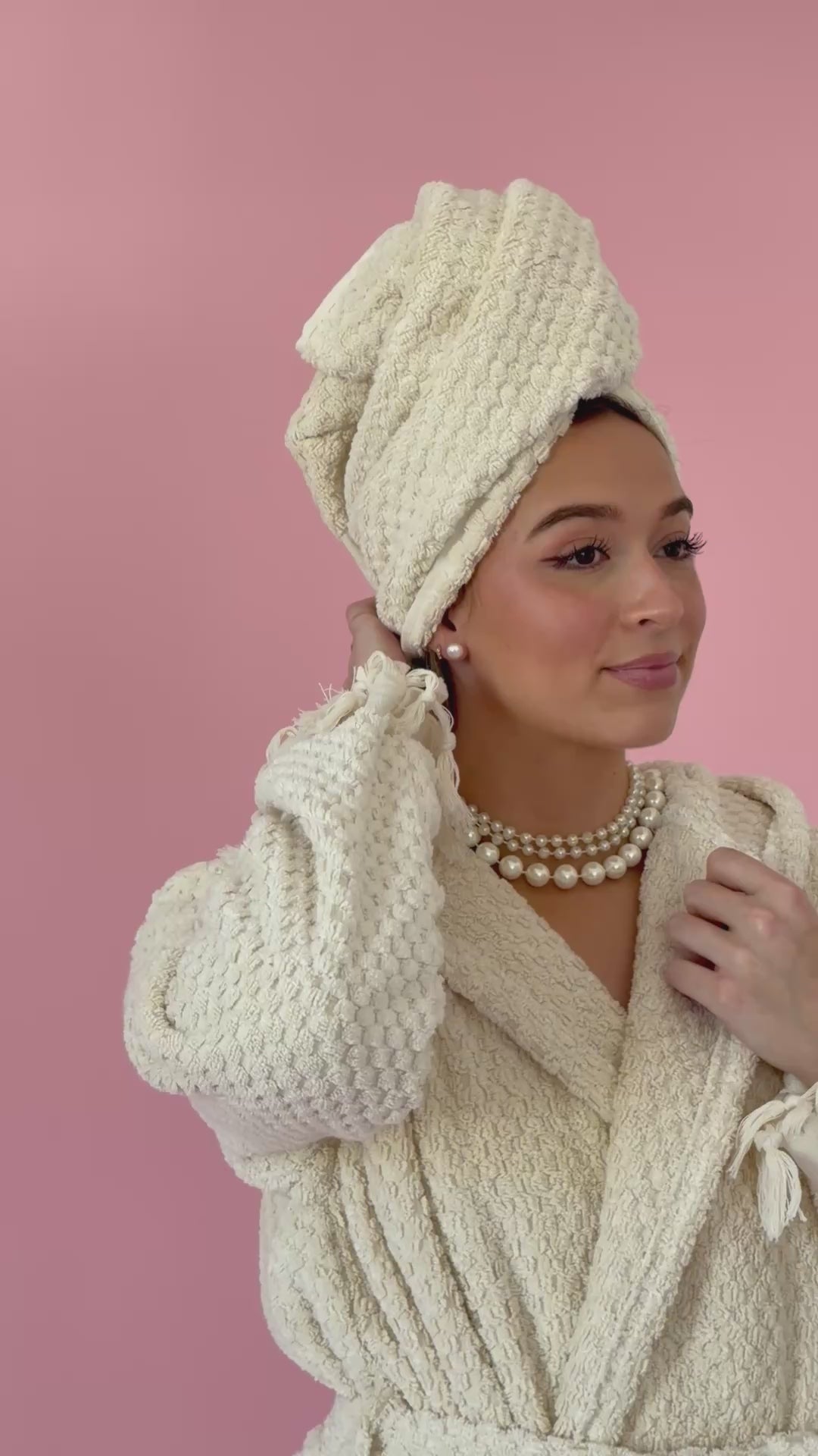 Pearl Pom Pom Bathrobe