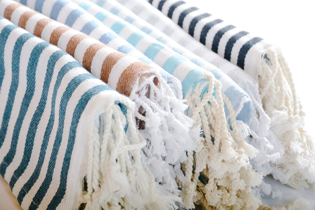 Striped Turkish Hand Towel