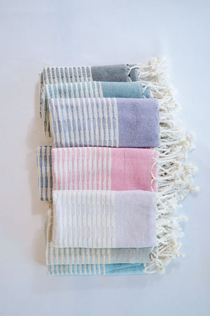 Raised Weave Turkish Hand Towel Set