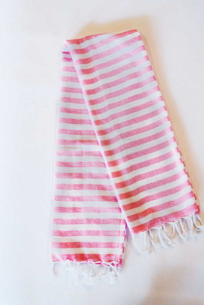Striped Turkish Hand Towel Set