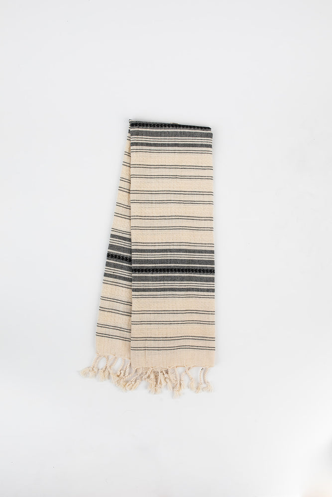 
            
                Load image into Gallery viewer, Ribbon Hand Towel in Charcoal
            
        