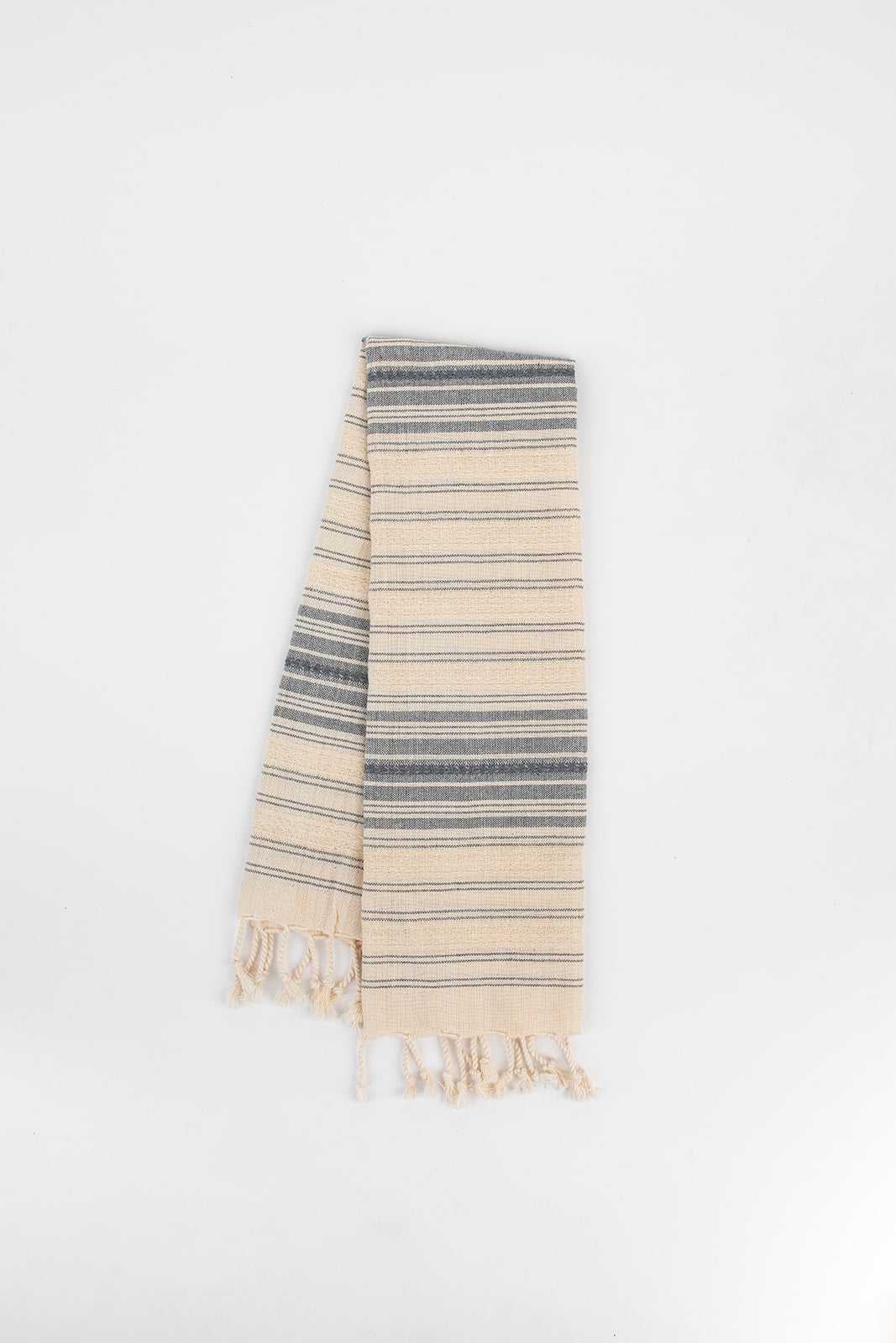 Ribbon Hand Towel in Grey