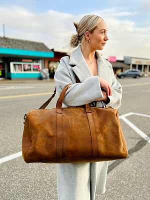 Theodore Leather Large Roller Duffle Bag | Mission Mercantile – Mission  Mercantile Leather Goods