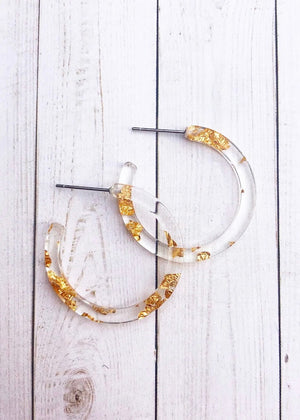 LUNA B Small Hoops